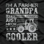 Grandpa: The Tractor-Loving Farmer T-Shirt
