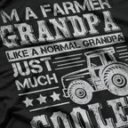 Grandpa: The Tractor-Loving Farmer T-Shirt