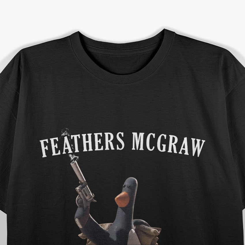 Classic Animation Inspired – Penguin Vs Dog Battle Graphic T-Shirt