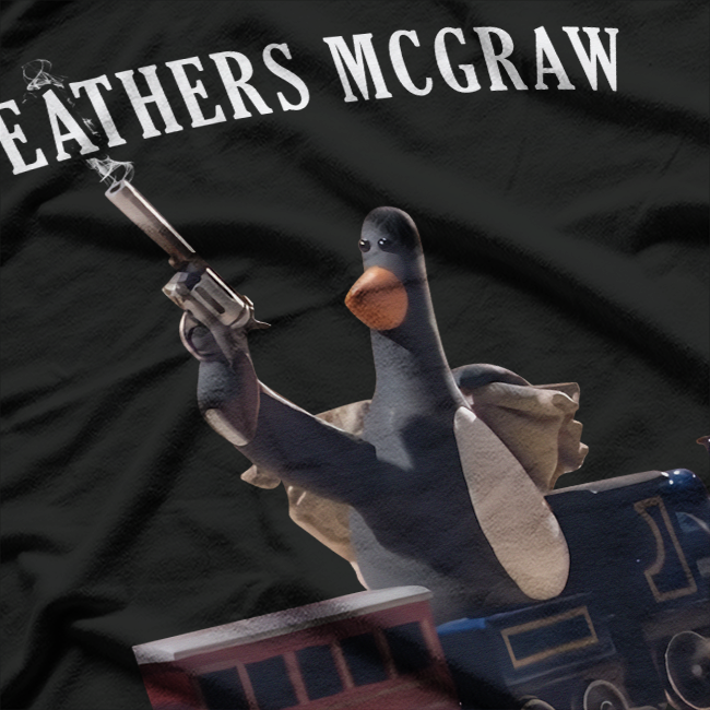 Classic Animation Inspired – Penguin Vs Dog Battle Graphic T-Shirt