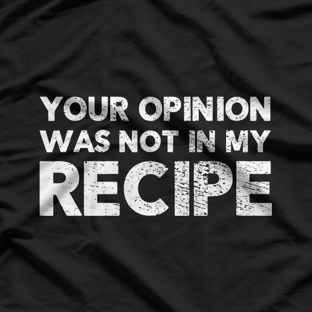 Culinary Comedy – Funny Chef Quote Graphic Retro T-Shirt