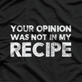 Culinary Comedy – Funny Chef Quote Graphic Retro T-Shirt