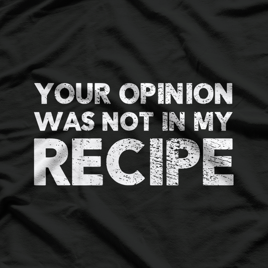 Culinary Comedy – Funny Chef Quote Graphic Retro T-Shirt