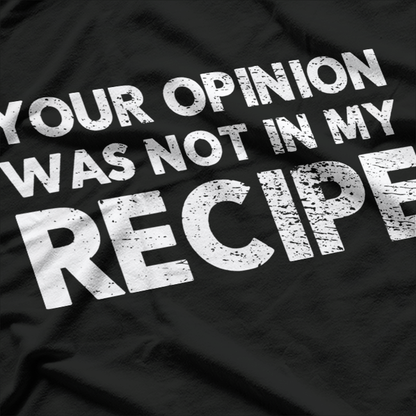 Culinary Comedy – Funny Chef Quote Graphic Retro T-Shirt