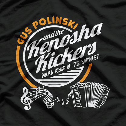 Retro Polka Band Kenosha Novelty Graphic T-Shirt