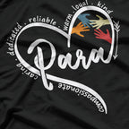 Para Heart Teacher Paraprofessional Paraeducator School Gift T-Shirt