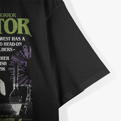 Reanimator Inspired Herbert West Horror Parody Graphic T-Shirt