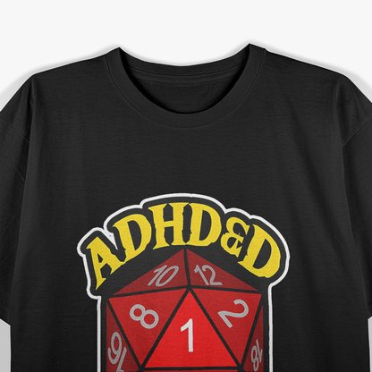 Roll for Concentration Funny Tabletop RPG Gamer T-Shirt