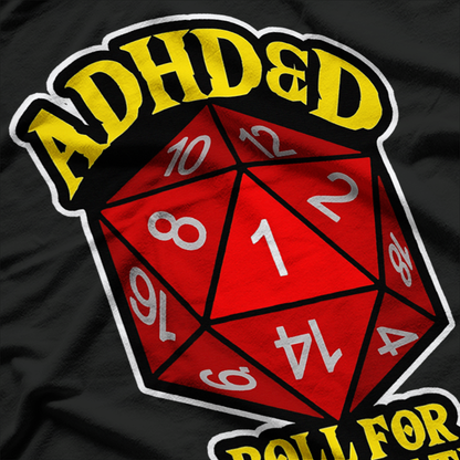 Roll for Concentration Funny Tabletop RPG Gamer T-Shirt