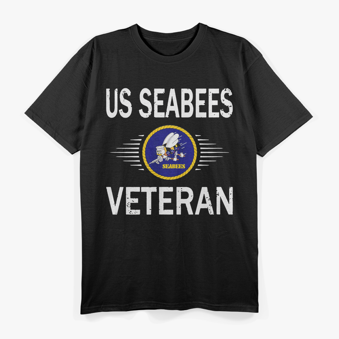Proud Seabee Serving with Honor and Grit T-Shirt