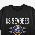 Proud Seabee Serving with Honor and Grit T-Shirt
