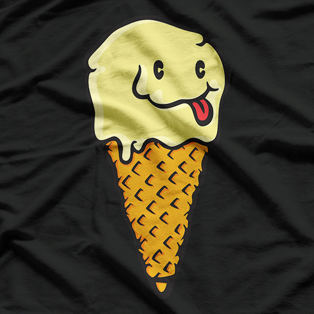Single Cheeky Ice Cream Funny Humor Graphic T-Shirt