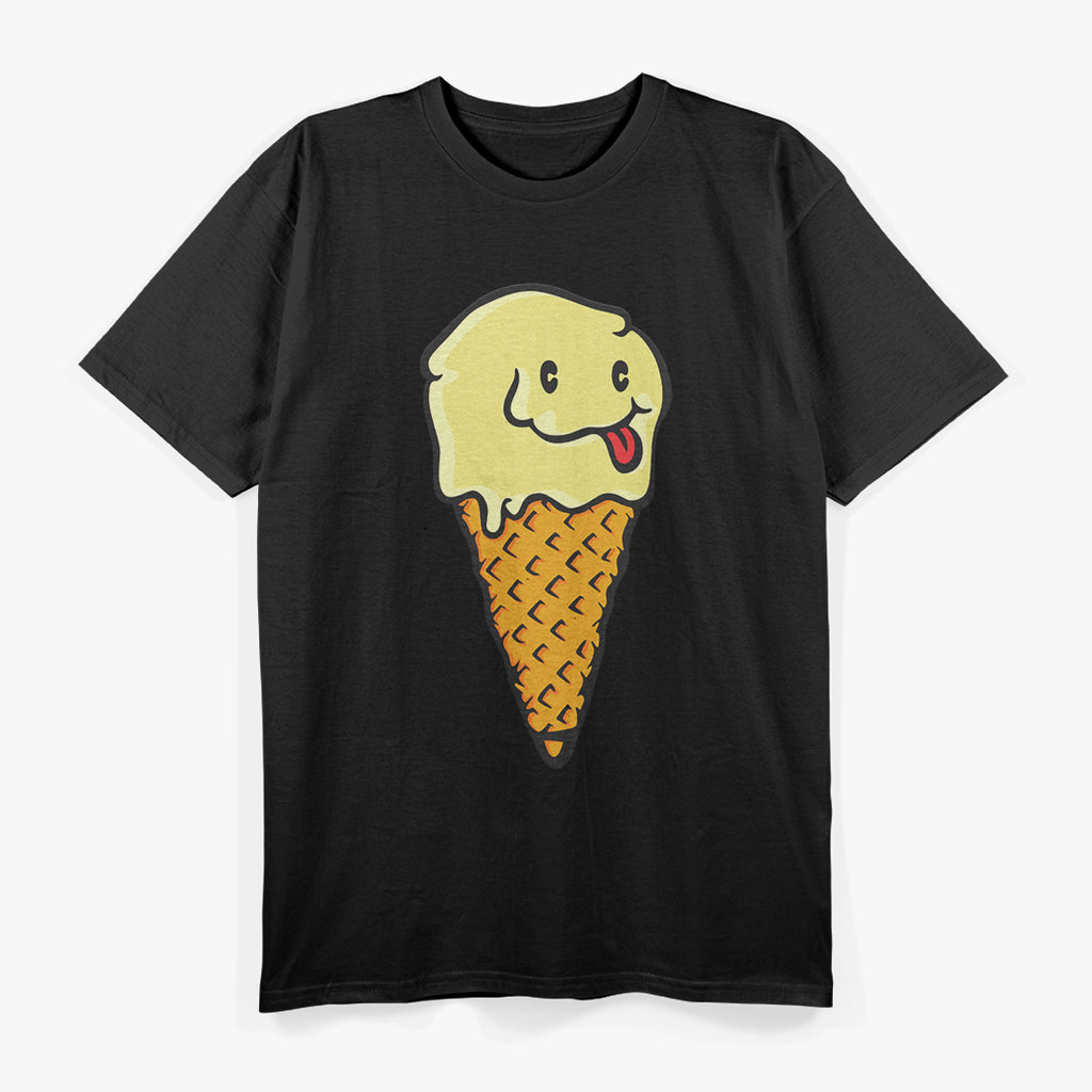 Single Cheeky Ice Cream Funny Humor Graphic T-Shirt