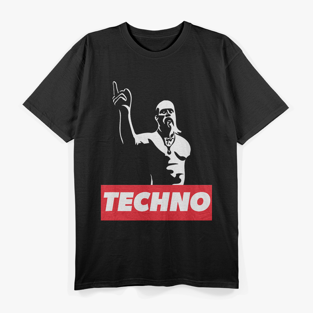 Retro Viking Raver – Dance Festival Party T-Shirt