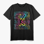 Tie Dye Kindergarten Teacher Team Funny School Typography T-Shirt