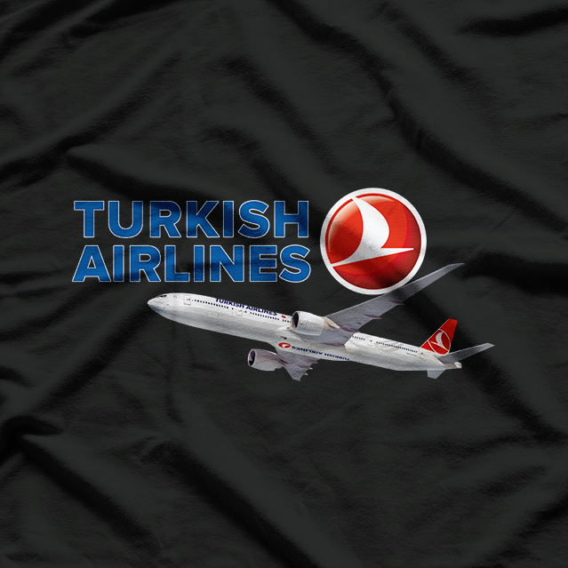 Turkish Pilot Pride Aviation Graphic Tee for Flight Enthusiasts T-Shirt