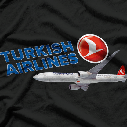 Turkish Pilot Pride Aviation Graphic Tee for Flight Enthusiasts T-Shirt