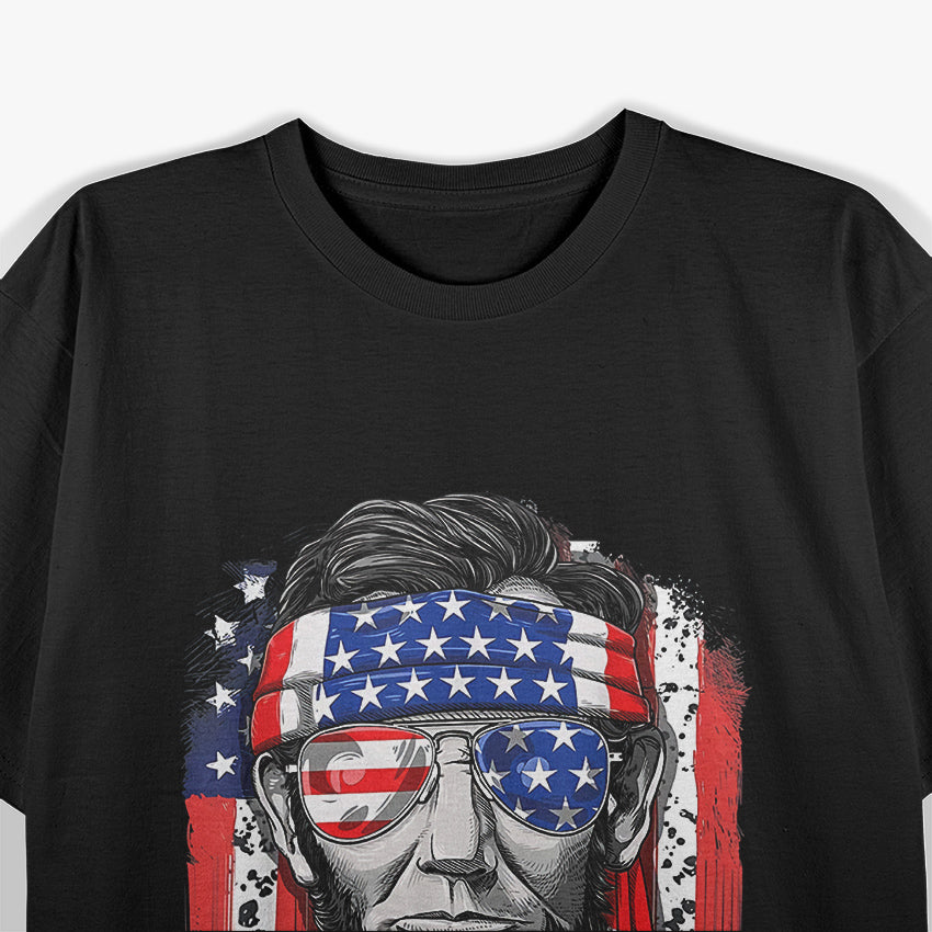 Abraham Lincoln 4th of July Patriotic T-Shirt