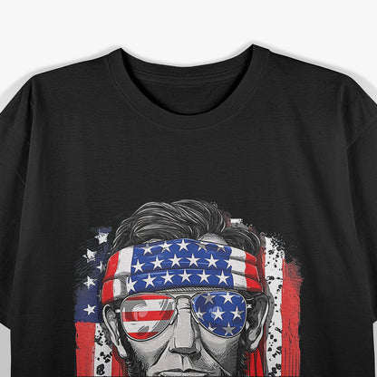 Abraham Lincoln 4th of July Patriotic T-Shirt