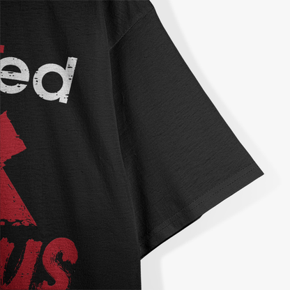 Addicted to Jesus Faith-Based Christian Graphic T-Shirt
