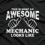 Awesome Mechanic Funny Auto Repair Garage Worker Gift T-Shirt