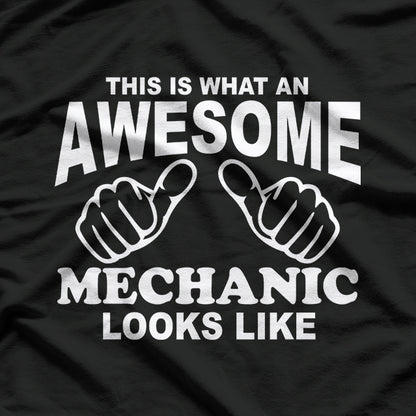 Awesome Mechanic Funny Auto Repair Garage Worker Gift T-Shirt