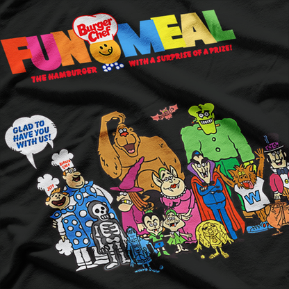 Fast Food Fun – Burger Chef Comic Style Humor T-Shirt
