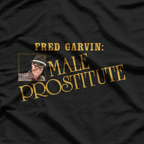Fred Garvin Inspired Retro Comedy Parody Character Graphic T-Shirt