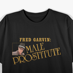 Fred Garvin Inspired Retro Comedy Parody Character Graphic T-Shirt