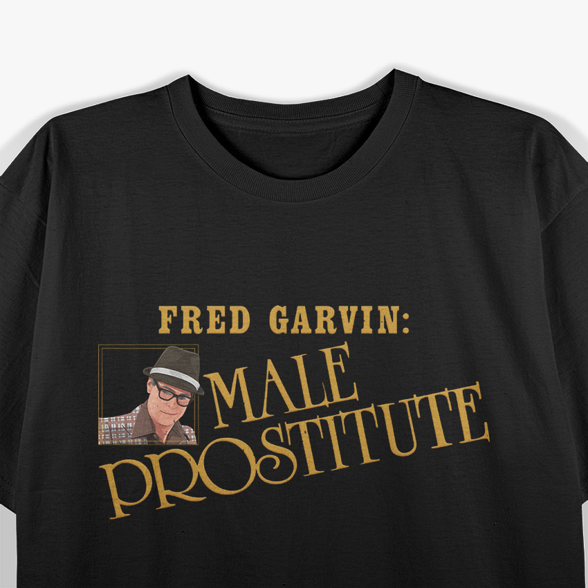 Fred Garvin Inspired Retro Comedy Parody Character Graphic T-Shirt