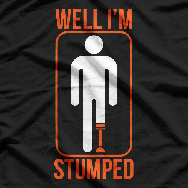 Dark Humor Amputee Joke – Retro Sarcasm T-Shirt