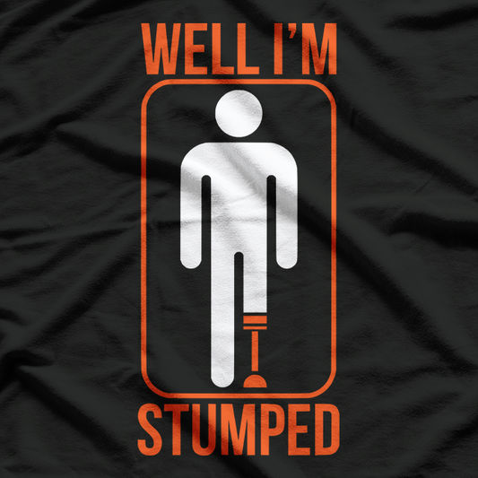 Dark Humor Amputee Joke – Retro Sarcasm T-Shirt
