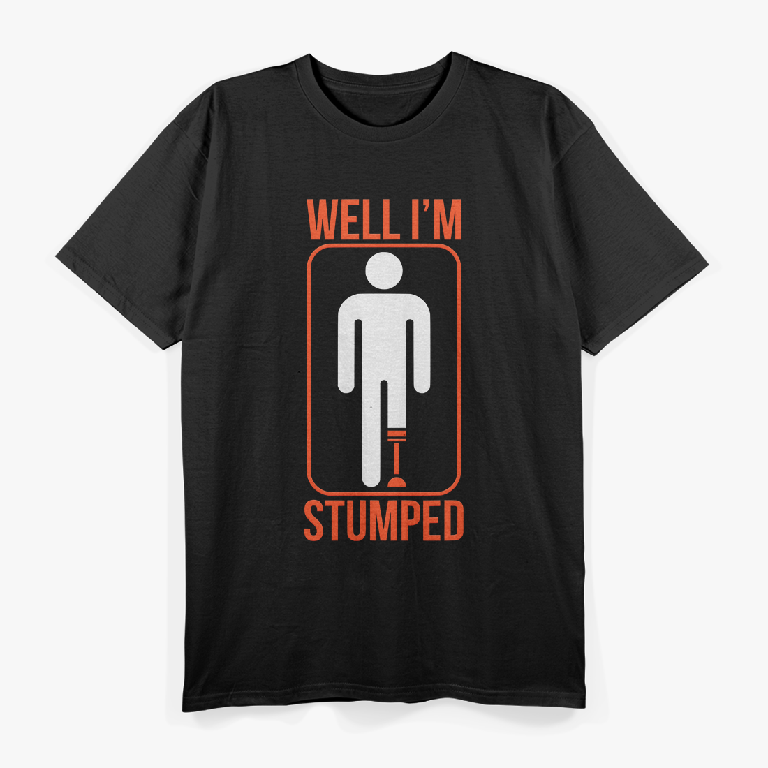 Dark Humor Amputee Joke – Retro Sarcasm T-Shirt