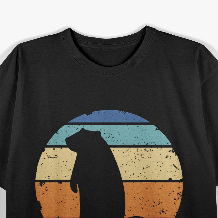 Groundhog Retro Funny Woodchuck Day Celebration T-Shirt