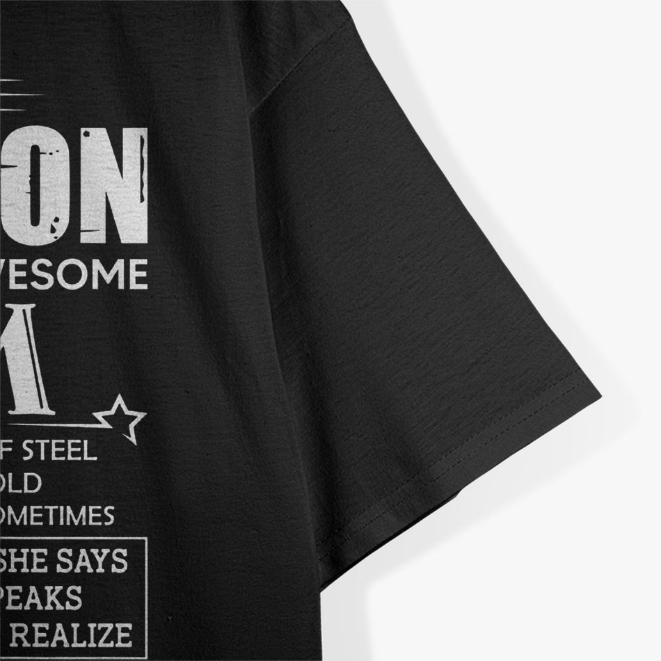 I Am a Lucky Son I Have a Freaking Awesome Mom T-Shirt