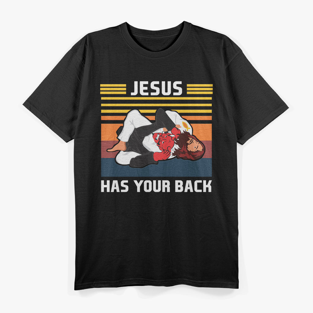 Jesus Has Your Back Funny Religious Christian Faith Inspirational T-Shirt