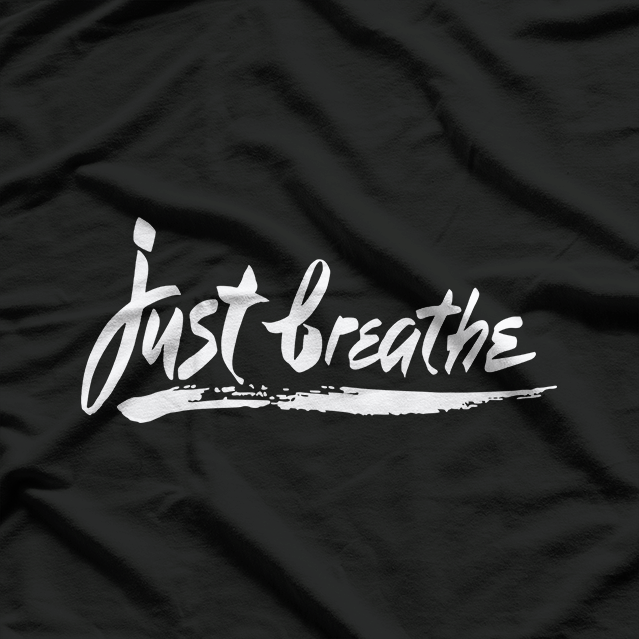 Just Breathe PTSD Awareness Mental Health Support T-Shirt
