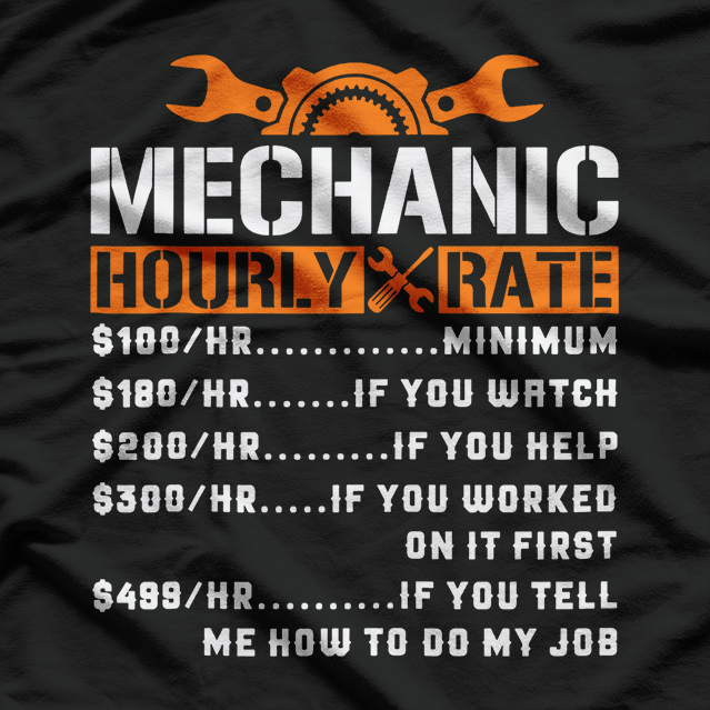 The Real Cost of Fixing Cars and Motorcycles T-Shirt