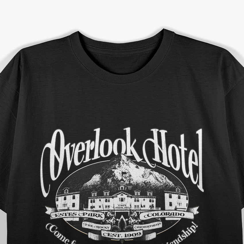 Overlook Hotel Inspired Vintage Graphic Retro Horror T-Shirt