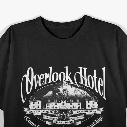 Overlook Hotel Inspired Vintage Graphic Retro Horror T-Shirt