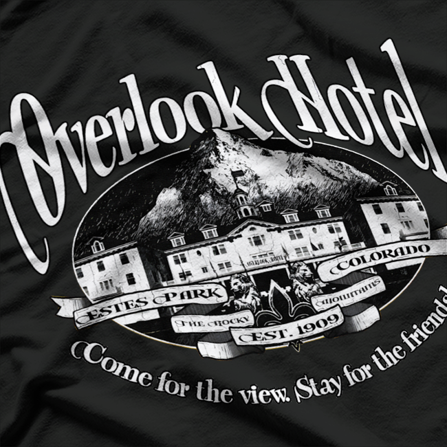 Overlook Hotel Inspired Vintage Graphic Retro Horror T-Shirt