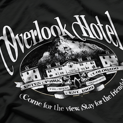Overlook Hotel Inspired Vintage Graphic Retro Horror T-Shirt