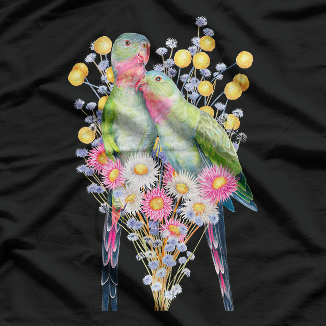 Exotic Parrot Lovers – Princess Parrot Wildlife Artwork T-Shirt