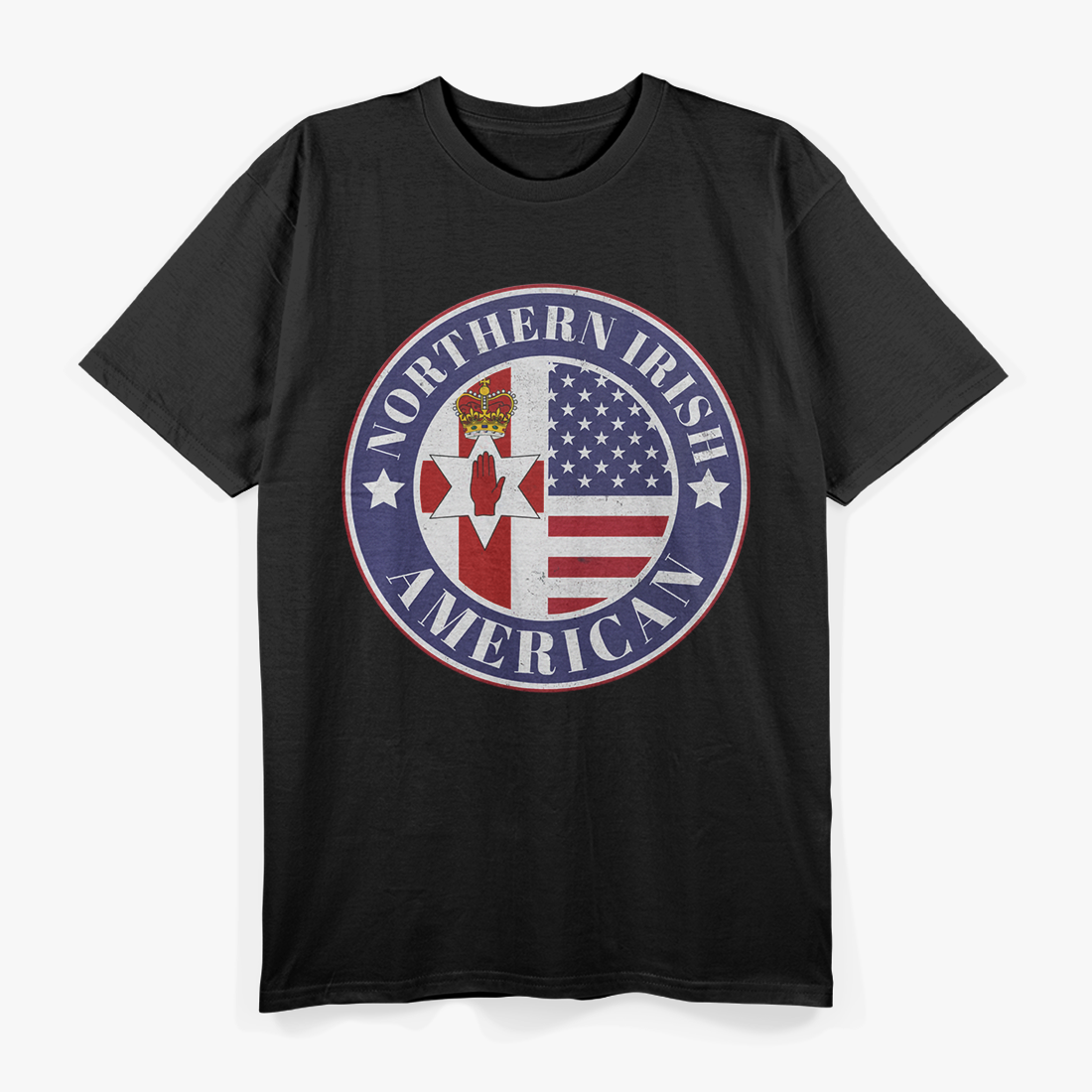 United by Bloodlines – Northern Irish-American Pride Design T-Shirt