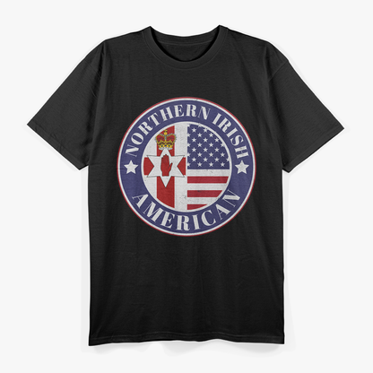 United by Bloodlines – Northern Irish-American Pride Design T-Shirt
