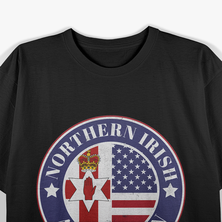 United by Bloodlines – Northern Irish-American Pride Design T-Shirt
