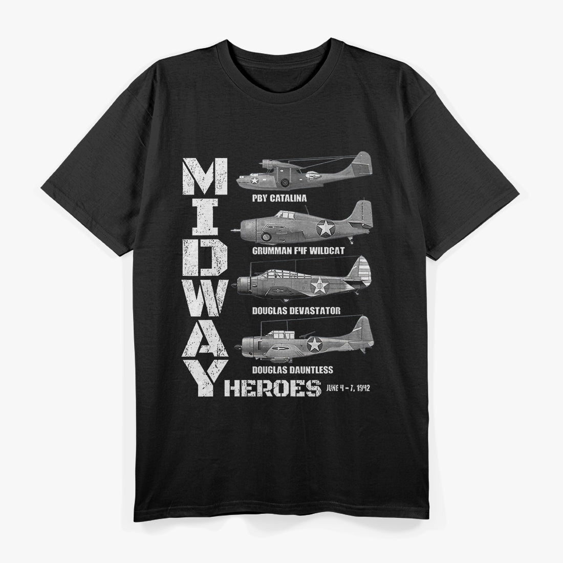 The Battle of Midway: WWII Plane Spotting T-Shirt