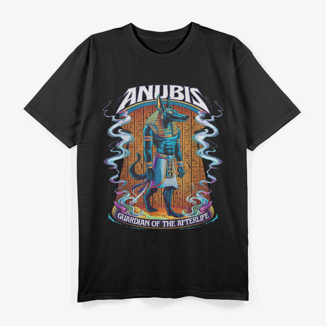 Egyptian Anubis Graphic – Ancient Mythology & Pharaoh Art T-Shirt
