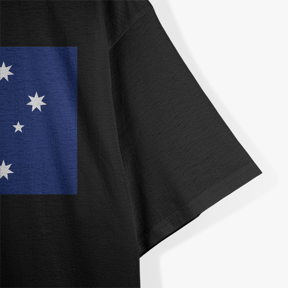 Australian Flag with Aboriginal Flag T-Shirt