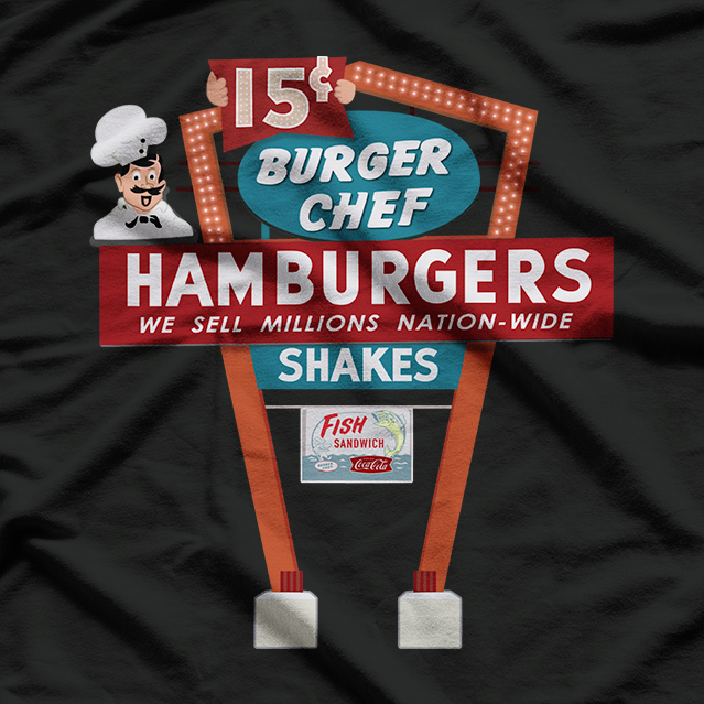 Burger Chef – Funny Fast Food Burger Lover T-Shirt